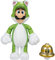 Nintendo 91448 10cm Super Mario Actionfigur 10 cm, Luigi als Katze mit Glocke