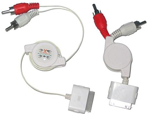Câble de connexion stéréo pour iPod, iPhone, iPad, iPod rétractable