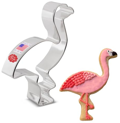 Flamingo Cookie Cutter 4.5 Made in USA by Ann Clark