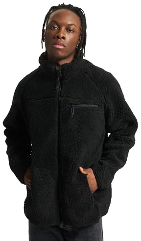 Brandit Teddyfleece Jacket, Color: black, Size: M
