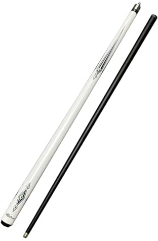 YRU 145CM Carbon Billard Queue, 1/2 Stuck Snooker Queues Handgefertigte Kohlefaser Billard Queue 9,5 Mm Spitze Sehr Guter Griff