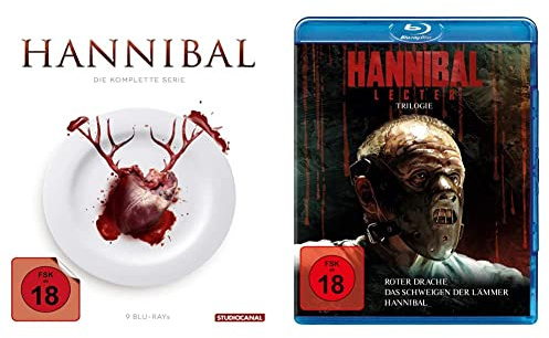 Hannibal - Staffel 1-3 Gesamtedition [Blu-ray] & Hannibal Lecter Trilogie [Blu-ray]