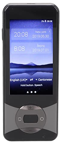 Sprachübersetzer, 3,0-Zoll-TFT-Touchscreen, 127 Sprachen, Multidirektionale Übersetzung, Intelligenter Übersetzer, HiFi-Tonqualität, Gesprächsübersetzung, Sprachübersetzung