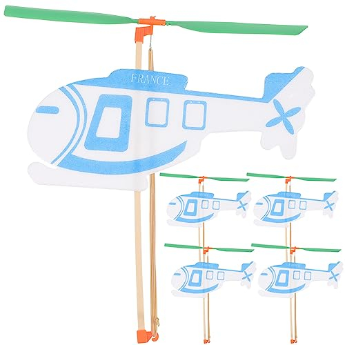 Rubber Band Propellor Planes 5pcs Foam Gliders Planes Toys for Kids Airplane Launcher Toy Foam Glider Planes for Kids Catapult Plane Toys Educational Outdoor Sport Flying Toys