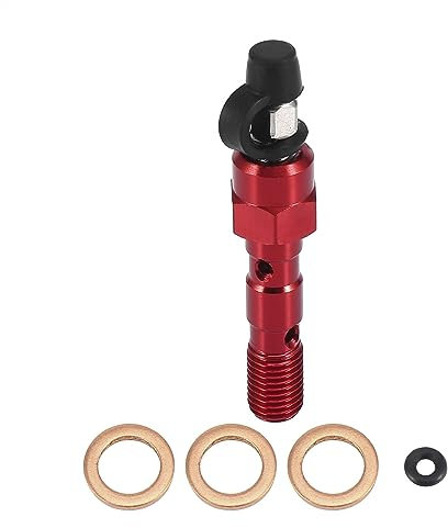 Verkleidungsbolzen Kompatibel Mit Kawasaki M10 X 1,25 Mm Motocross-Entlüftungsnippelkappe, Motorrad-Fahrradbremsen-Hauptzylinder-Bremssattel-Entlüftungsschraube Mit Kappe (Color : 68mm A)