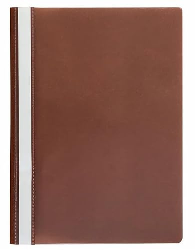 Papiertiger Schnellhefter PP für Schule und Büro (Standard, braun, 100er Pack)