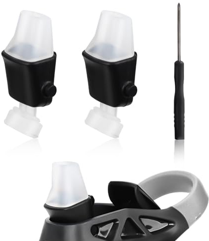 2 Beccuccio di Ricambio per Contigo, Coperchi in Silicone Morbido Parti di Ricambio con Cacciavite Bocchino Senza BPA Compatibile con Contigo Aubrey Bottiglia d'Acqua Kids da 14oz e 20oz