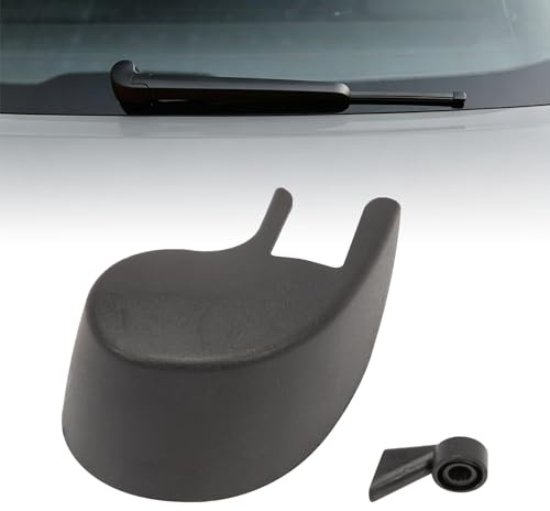 Anlseiod 8K9955205 Heckscheibenwischer abdeckung Kompatibel mit Audi A1 A3 8V A4 B8 B9 A6 C6 C7 Q3 MK1 Q5 Q7 Heckwischerarm Kappe Heckwischerabdeckung Scheibenwischer Abdeckung 4G9955205