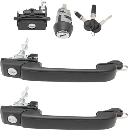 Autotürschloss 1 Set Für Golf 3 Für Cabrio Für Schließsystem Zündschloss Türgriff Schloss Schlüssel Heckklappe Schloss Schalter Tank Links Rechts Türschloss Stellmotor