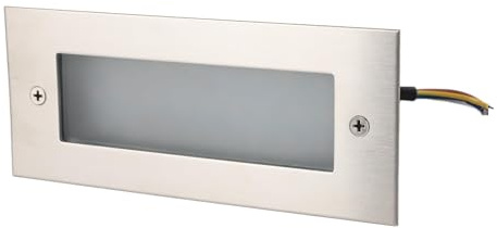 DUOAZJL Lampada Da Giardino Moderna Per Esterni, Lampada Da Giardino Sotterranea A LED Rettangolare Da 5W, Faretti Da Incasso Per Esterni Impermeabili IP65, Luci Angolari Per Scale(White)