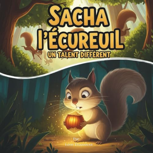 Sacha l'Écureuil : Un Talent Différent: Histoire d'écureuil pour enfants 6-10 ans | Album illustré sur la différence, la confiance en soi et l'amitié | Livre jeunesse aventure animaux forêt