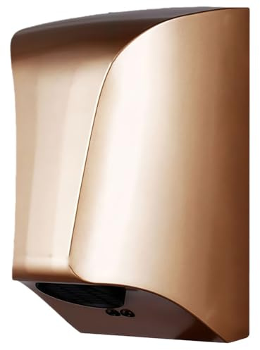 BESTXH Asciugamani Automatici, Mini Asciugamani Elettrici, Asciugamani Elettrici da Parete per Uso Commerciale, per Casa, Cucina, attività Commerciali, Ristoranti,d'oro