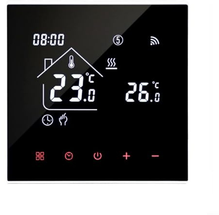TONIXY Hive Termostato Smart Termostato per riscaldamento ad acqua a pavimento, controllo app con programmazione settimanale, compatibile con assistente vocale