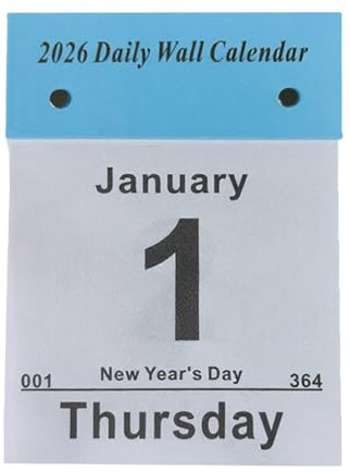 fayarrd Calendario De Rasgar 2026 - Accesorio De Planificación De Actividades | Enero 2026-Diciembre Calendario Para Planificación Agenda - para Escuela, Viaje, Trabajo, Apartamento Dormitorio