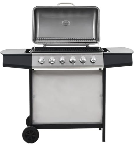 Générique Barbecue au gaz avec 6 Zones de Cuisson INOX Argenté,Maison & Jardin,Arts de la Table & Arts culinaires,Électroménager de Cuisine,Barbecues,44286