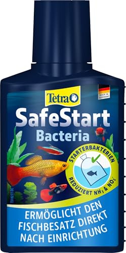 Tetra SafeStart Aquarienstarter, 50 ml Flasche | Mit lebenden nitrifizierenden Bakterien | erlaubt den schnellen Einsatz von Fischen