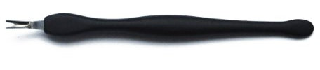 Pfeilring Nagelhautmesser, 11cm, schwarz, softtouch