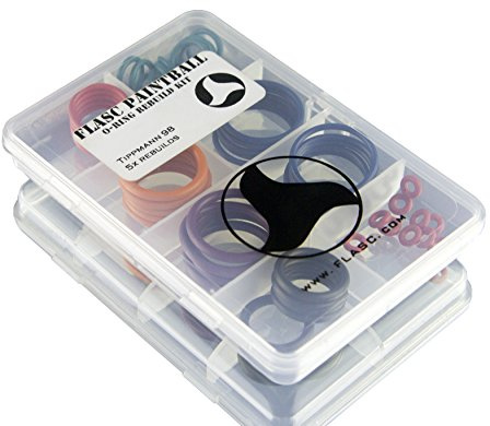 Flasc Paintball Tippmann 98 Farbcodiertes Paintball-O-Ring-Umbau-Set, 5 Stück