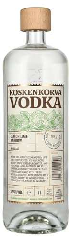 Koskenkorva Vodka LEMON LIME YARROW Flavoured 37,5% Vol. 1l