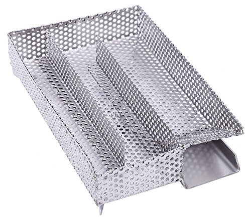 BBQ-Toro, affumicatore a freddo in acciaio | ideale per l’affumicatura fredda | generatore di fumo freddo | Food smoker| Affumicare i cibi (20 x 12,5 cm)