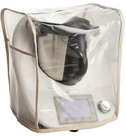Custodia antimacchia Trasparente per THERMOMIX TM6 TM5 TM31. MOD Trasparente Beige