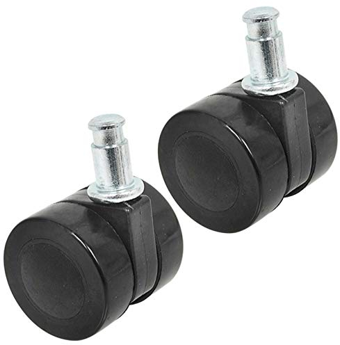 SPARES2GO Ruota Anteriore Doppia con Rotelle per Numatic Henry Hetty James Basil Aspirapolvere (40 mm, Confezione da 2)