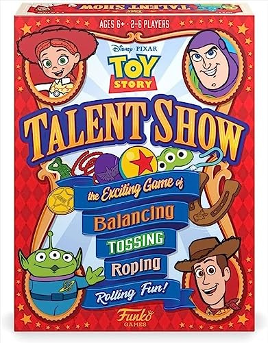 Funko Games Funko Signature : Disney Toy Story Talent Show - Light Strategy Board Game For Children & Adults (Ages 10+) - 2-4 Players - Vinyl-Sammelfigur - Geschenkidee