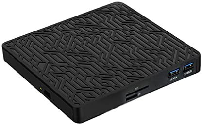 5 En 1 USB3.0 Type-C Externo Blu Ray Blu Ray Drive Grabador De Unidad De CD DVD Óptico Delgado Con Lector De Tarjetas SD / TF Para PC Windows XP / 7/8/10, Macos, Macbook, Computadora Portátil, Etc.