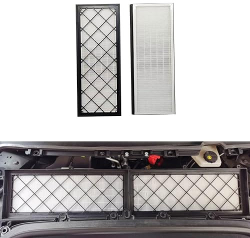 Outer Activated HEPA Carbon Air filter for Tesla Model Y Air Conditioning Intake Filter Replacement 2PCS (HEPA Filter 2PCS(A))