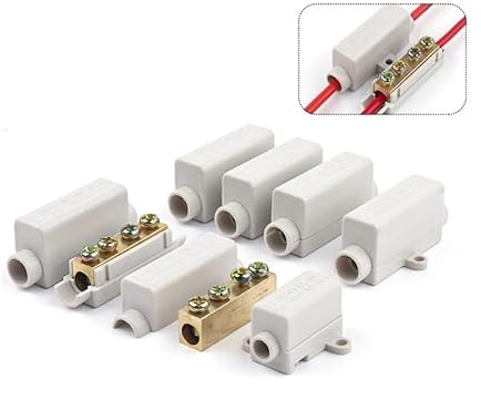 High Power Splitter Quick Wire Connector Butt Terminal Block ZK-1106/1116 Electrical Cable Junction Box 1-6.0mm2/2.5-16mm2 BIANMTSW(ZK-1116-3)