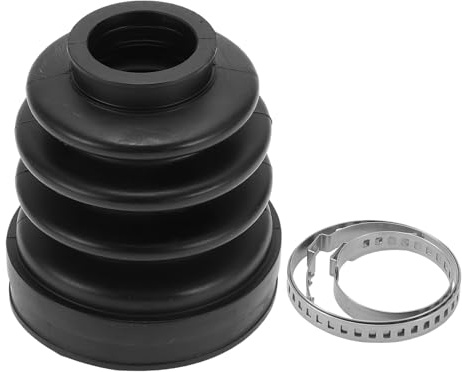 Hihaha No.3287A8 CV Joint Boot Kit W/Clamps for Peugeot 206 2002-2020 for Peugeot 307 02-09 Inner Constant Velocity Joint Boot Strong Durable Rubber 1 Set
