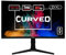 piXL 27 Inch Curved Monitor, 165Hz, 1ms, Frameless, Freesync/G-Sync, Full HD, HDMI, Display Port, USB, Black with RGB Lighting, VESA Mount, Height Adjustable