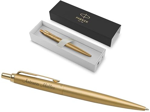 PARKER Jotter XL Monochrome Kugelschreiber mit Gravur – Eleganz trifft Persönlichkeit (Gold)