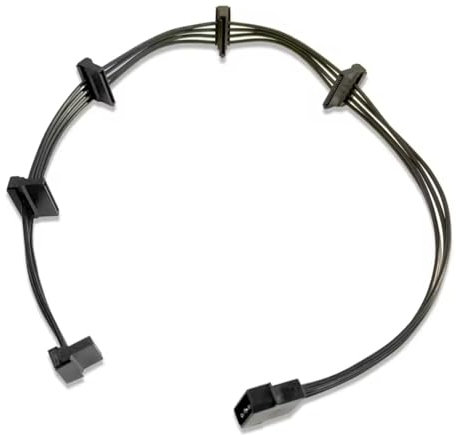 1 a 5 SATA Cavo Splitter di Alimentazione | Cavo Splitter di Alimentazione SATA 15Pin a 5 SATA | 100cm | Per Unità Ottiche HDD SSD Dischi Rigidi