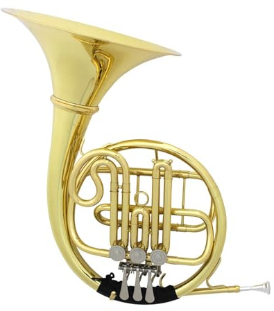 Waldhorn Musikinstrumente Professionelles Dreiköpfiges Waldhorn Geteiltes B Dur Einzelreihen Blechblasinstrument