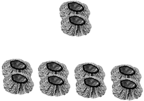 DEARMAMY 5 Ensembles Bouchon D'huile Cuit Feuille D'étain Casquette Des Faits Saillants Capsules De Shampoing Bonnet De Doublé Sec Satin Impression Eva 2 Pièces * 5