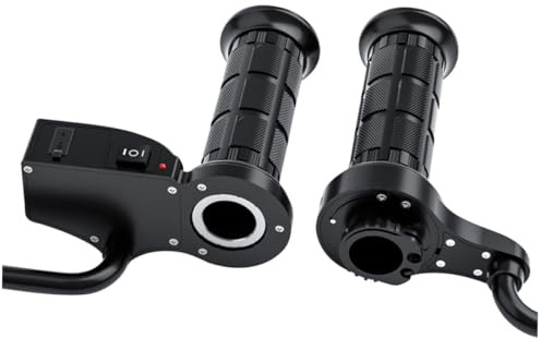 VALICLUD Cubiertas Calefactables Para Manillar Eléctrico 12v Control De Temperatura Ajustable y Puerto Usb, Manga Calefactora Antideslizante Para Motocicleta, Uso Seguro Invierno Para Motoristas