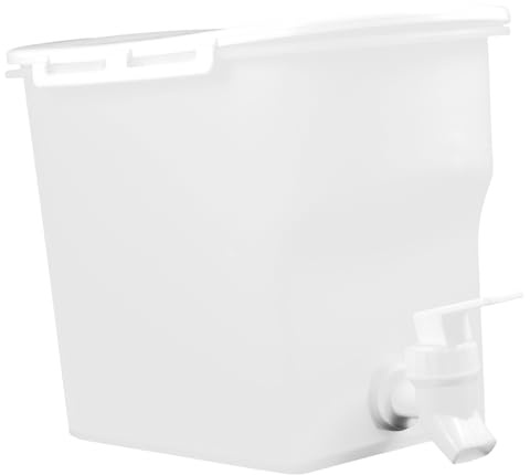 MUELODSIC Hervidor de Agua Frío con Grifo Práctico y Seguro Garrafa Grande para Jugos y Bebidas Botella de Agua Multifuncional para Hogar y Oficina Diseño sin Derrames Color Gris Norteño