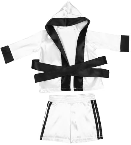 Gatuida 1 Set Newborn Boxing Robe Shorts - Halloween Cosplay Costume - Baby Photography Prop - For Girl Boys Boxing Cloak Christmas Party Outfits Shoots