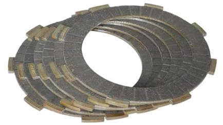 (Juego de 6 piezas) Kit discos fricción embrague ensanchados para CG125, CG150, CG175 y CG200. Piezas repuesto(Bakelite)