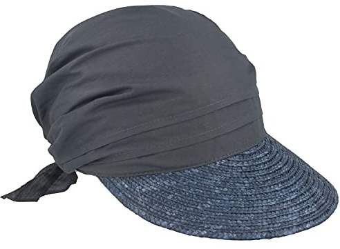 Seeberger Damen Sonnenhut Stroh-/Stoffcap Einfarbig