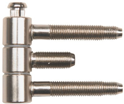 Stahlzargenband 3-tlg. f. gefälzte Holztüren, Band 16 x 46,7 mm, Stahl verzinkt