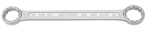 MATADOR Doppelringschlüssel, 22 x 24 mm, 0220 2224