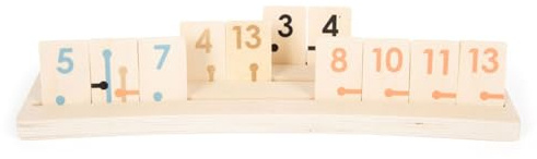 small foot Rummy Gold Edition aus Holz, modernes Gesellschaftsspiel für die ganze Familie, ab 7 Jahren, Art. 12224