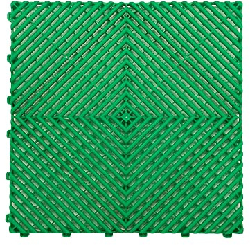 Nicoman Baldosa de piso de camping para saunas de garaje, resistente y verde (30 azulejos)
