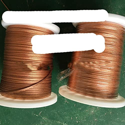 Rete di schermatura in rame 10M Guaina per cavo da 2mm-20mm intrecciata Anti-interferenza per alimentazione, audio, altoparlante Guaina in metallo-15mm