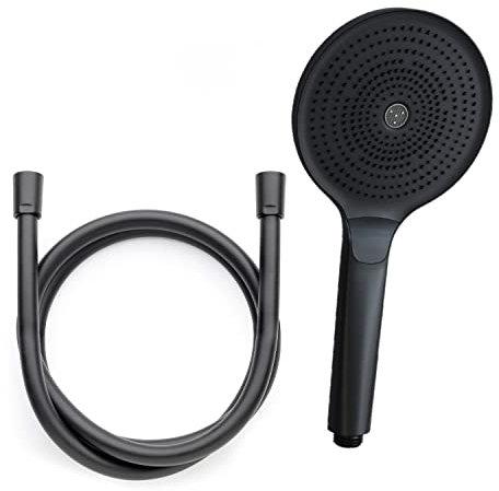 VIGOUR SET Handbrause individual 3.2 3-strahlig inkl. Brauseschlauch 160 cm schwarz matt