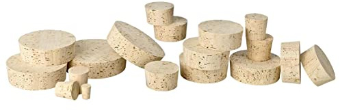 Kork-Deko Fass-Korken [Verschiedene Größen] als Verschluss von Fässern, Ballonflaschen | Spitze Form | Naturkorken - 100% Naturkork - Spitzkorken, Fasskorken 31 Größen zur Auswahl (32x87/82)