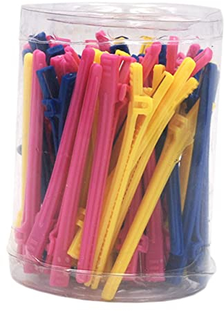 HAPINARY 50pezzi Fermagli Per Chioma Grandi in Plastica Per Uso Professionale e Domestico in Taglio e Arricciatura