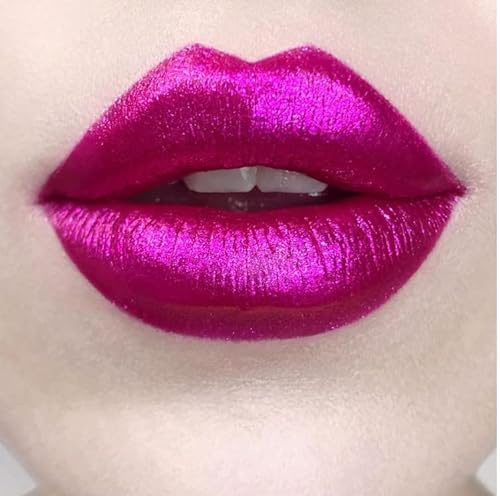 Wasserfester Lippenstift von INTEROOKIE – langanhaltende metallische Lippenfarbe und Glasur. Nicht verblassende metallische Lippenfarbe und Glasur für dauerhaften Halt (STRIPPER ROSA)